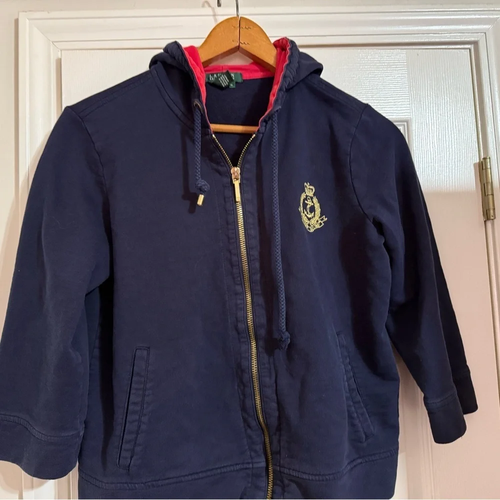 Ralph Lauren Full Zip Hooded Sweatshirt
